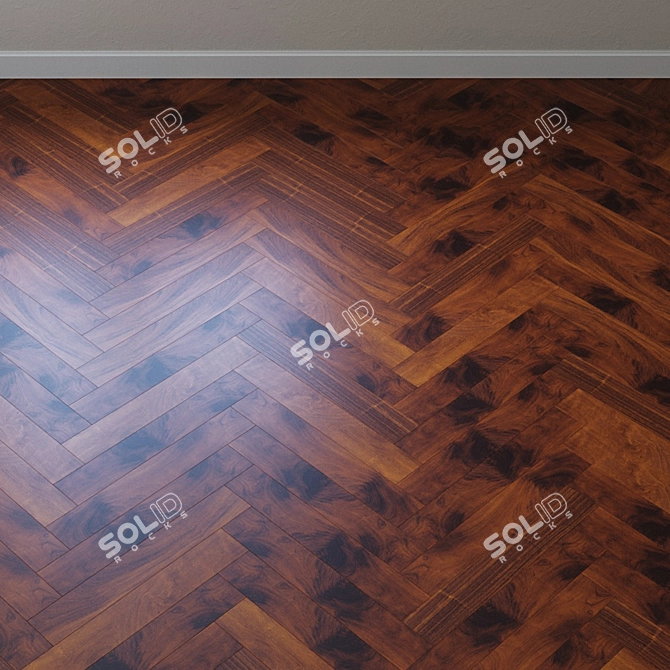 UPOFLOOR Merbau Parquet Board 3D model image 3