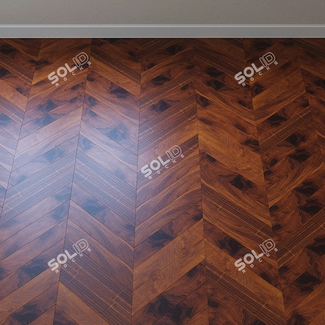 UPOFLOOR Merbau Parquet Board 3D model image 4