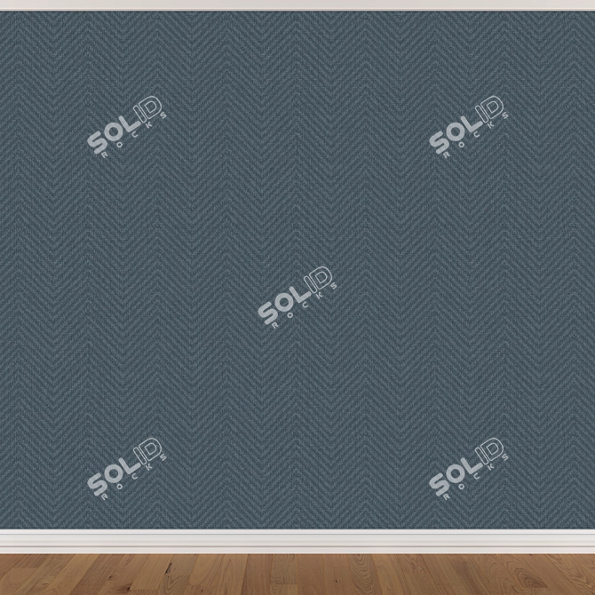 Seamless Wallpaper Set - 3 Colors 3D model image 2