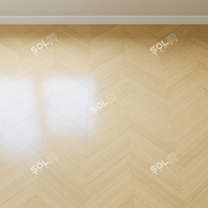 Upofloor SAIMA Parquet: Elegant French Oak Design 3D model image 3