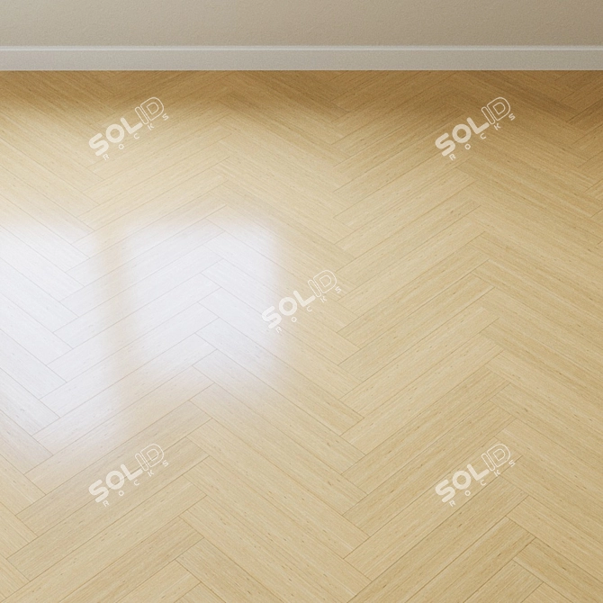 Upofloor SAIMA Parquet: Elegant French Oak Design 3D model image 4