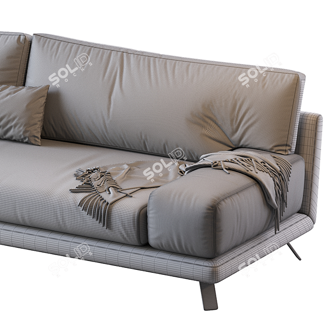 Modern and Stylish IAN Sofa 3D model image 5