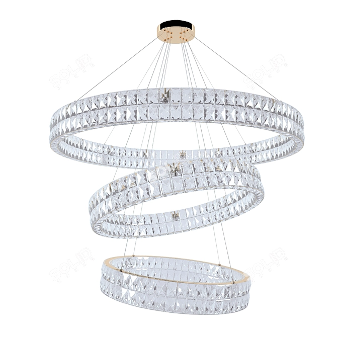 Elegant Newport 10124 Pendant Light 3D model image 1