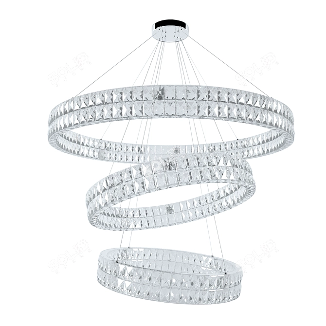 Elegant Newport 10124 Pendant Light 3D model image 2