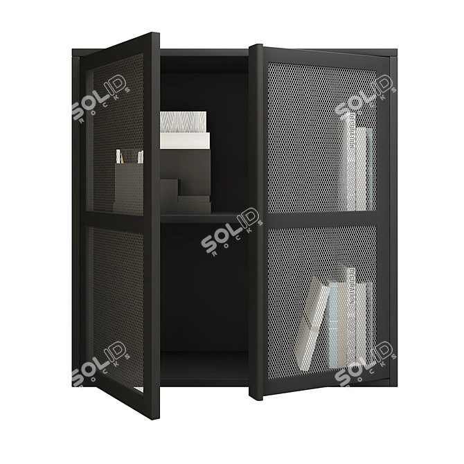 Ikea Ivar Mesh Wardrobe 3D model image 3