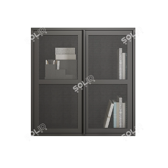 Ikea Ivar Mesh Wardrobe 3D model image 4