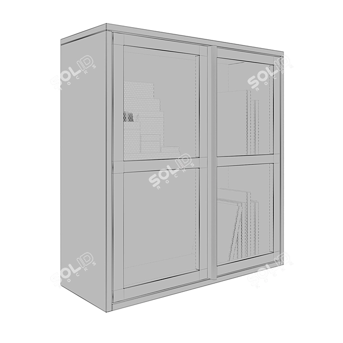 Ikea Ivar Mesh Wardrobe 3D model image 5