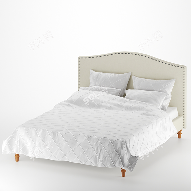 Owlpeople Tucked Bed Linen Set 3D model image 1