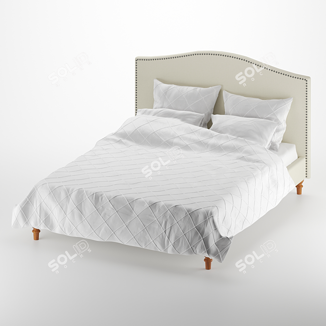 Owlpeople Tucked Bed Linen Set 3D model image 7