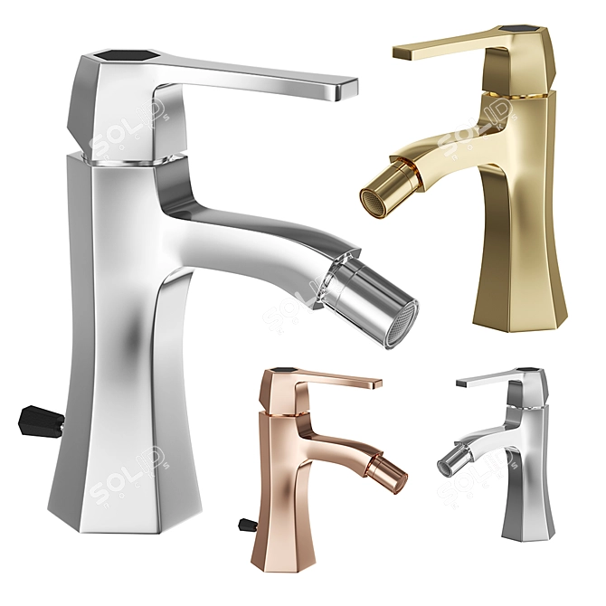 Chérie Single Lever Bidet Faucet 3D model image 1