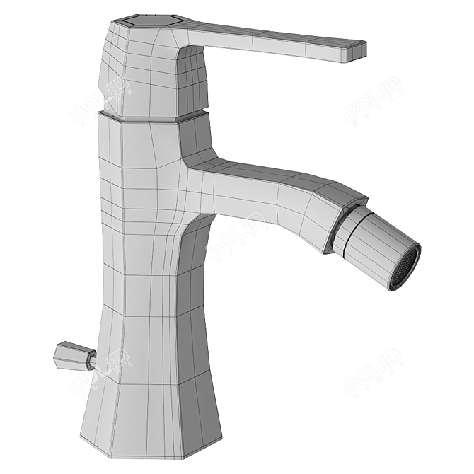 Chérie Single Lever Bidet Faucet 3D model image 2