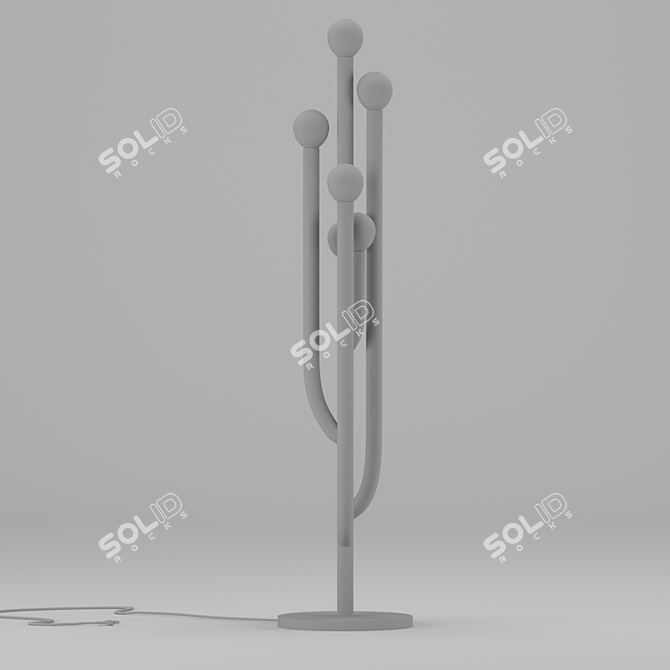 Gleaming Desert Blossom Table Lamp 3D model image 3