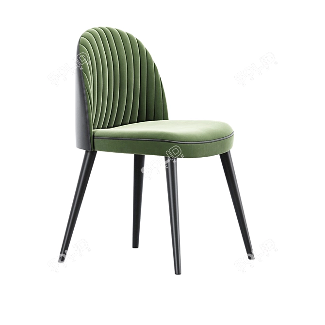 Sophisticated Cooper Dining Chair 3D model image 3