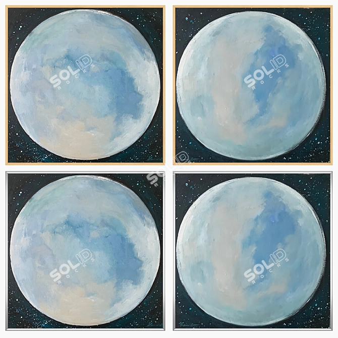 Gallery Collection - Set of Art Prints 3D model image 3