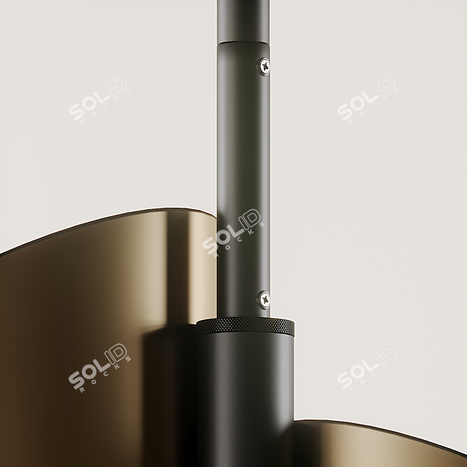 ARTEORS 6-Light Cylinder Pendant 3D model image 3