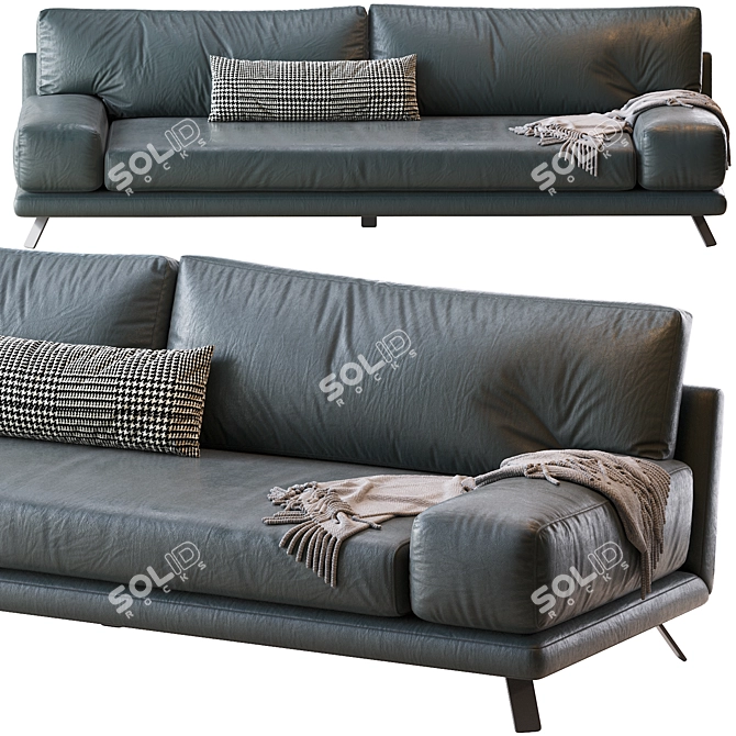 Modern and Sleek IAN Sofa 3D model image 7