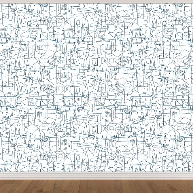 Seamless Wallpaper Set - 3 Colors 3D model image 3