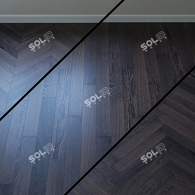 Upofloor Wenge Parquet Board 3D model image 1