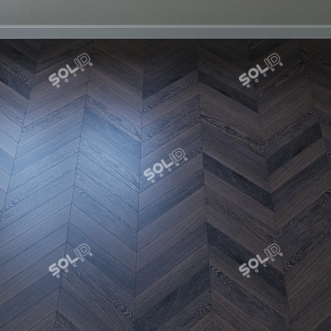 Upofloor Wenge Parquet Board 3D model image 3