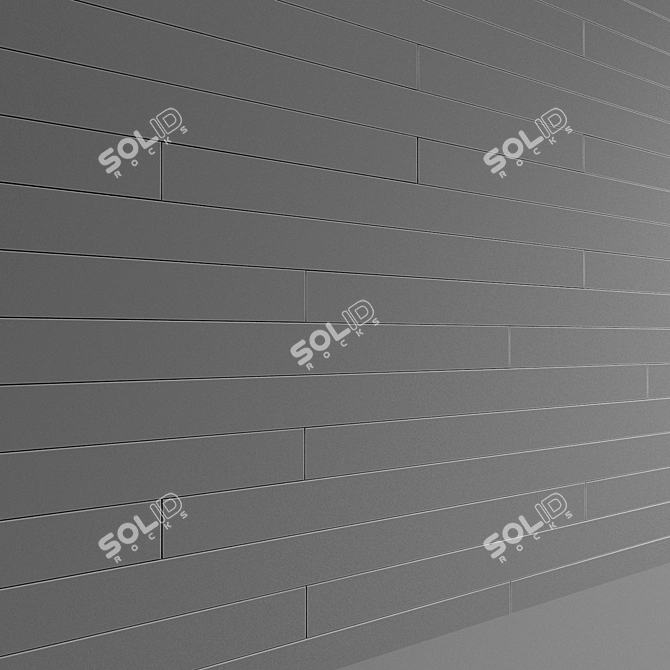 Reclaimed Blue-Grey Cladding 3D model image 4