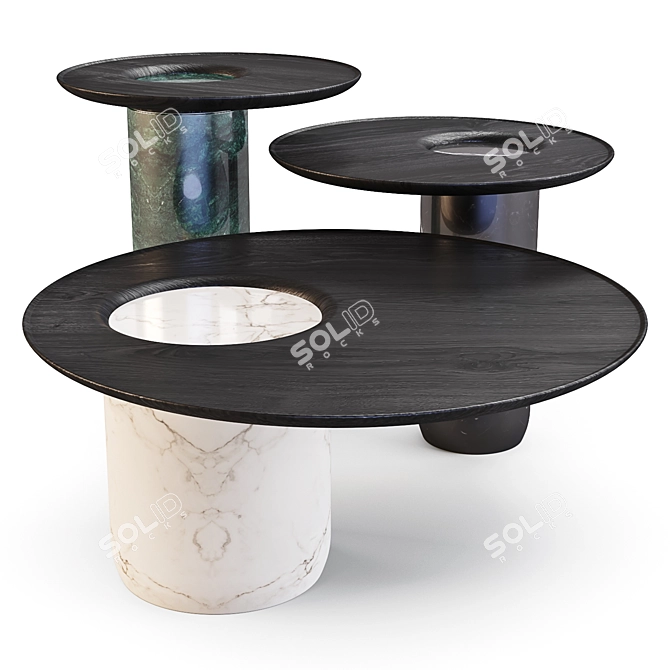 WeWood: Lago - Exquisite Coffee Tables 3D model image 1