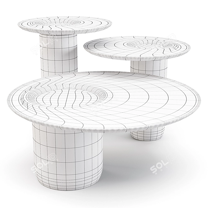 WeWood: Lago - Exquisite Coffee Tables 3D model image 2