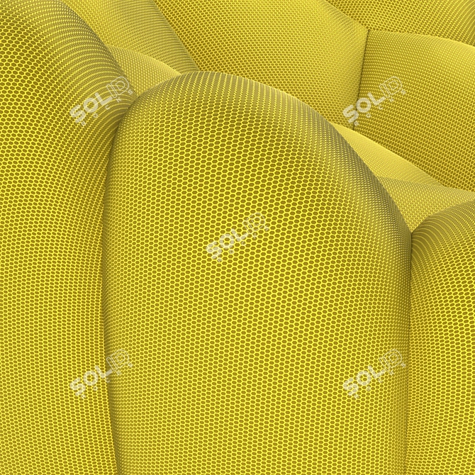 Luxury Comfort: Roche Bobois Bubble Armchair 3D model image 4