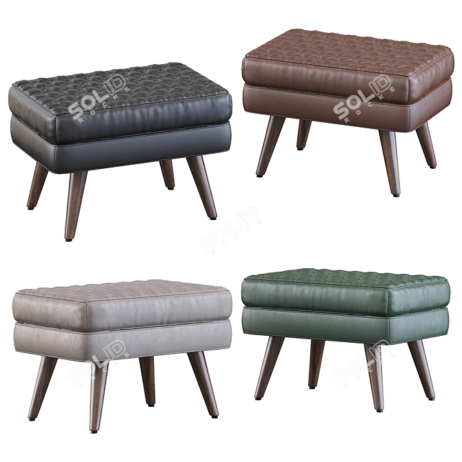 Cozy Corolle Bench Seat 3D model image 1