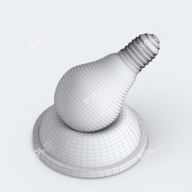Elegant Glow: Contemporary Table Lamp 3D model image 5
