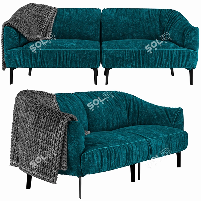 Modern IK03 Sofa - Vray Render, 3dsMax 2016, OBJ 3D model image 1