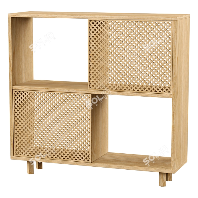 NaanFurniture | High sideboard

Title: Sleek Matte Sideboard 3D model image 1