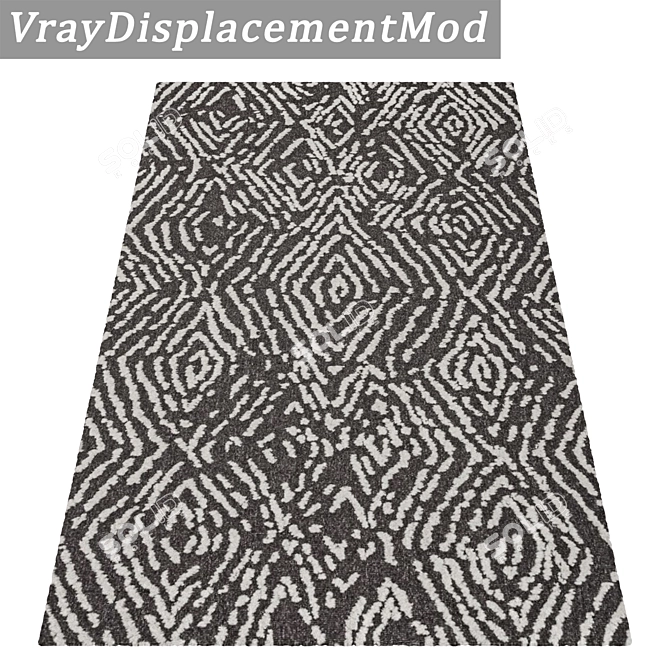 Premium Textured Carpet Set 3D model image 3