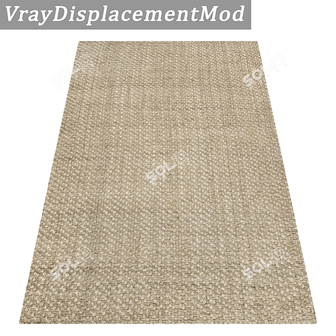 High-Quality 3-Piece Carpet Set 3D model image 3