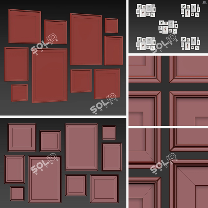 Versatile Frame Collection - Set of 10 3D model image 5