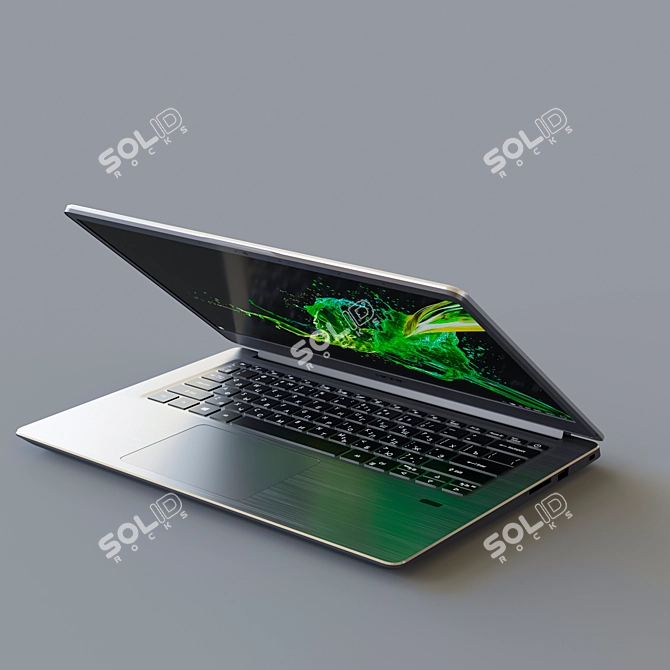 Acer Swift 3 Ultrabook - Sleek and Powerful! 3D model image 4