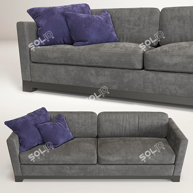 Art Deco Inspired Seating Collection 3D model image 1