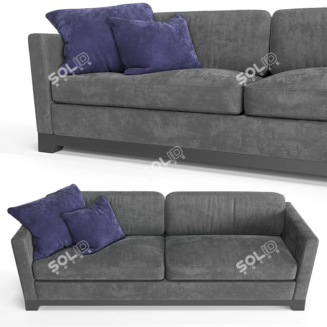 Art Deco Inspired Seating Collection 3D model image 2