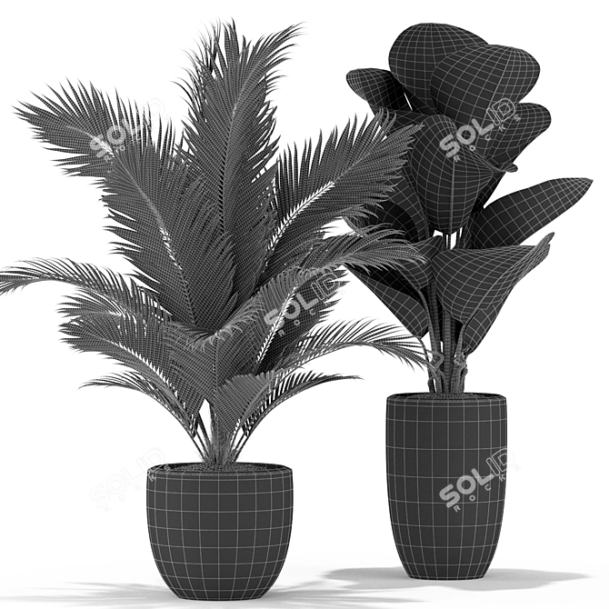 Botanical Bliss: 361 Plants 3D model image 5