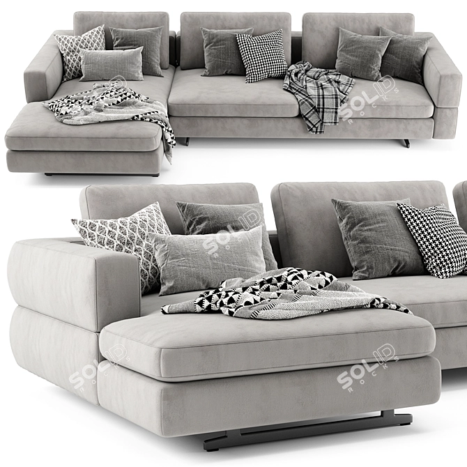 Timeless Comfort: Bonaldo Ever More Sofa 3D model image 3