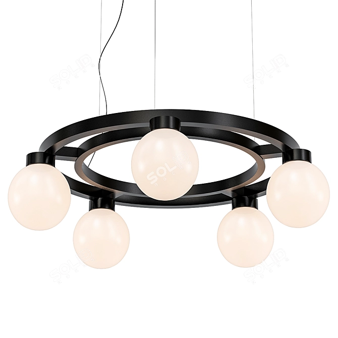 Suspended Night Lamp 3D model image 1