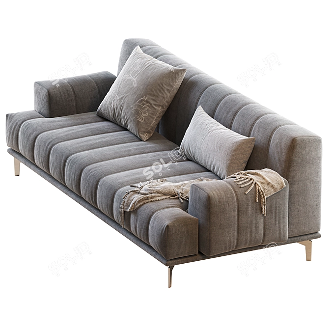 Chic Chloe Sofa - D. 100 x H. 82 3D model image 3