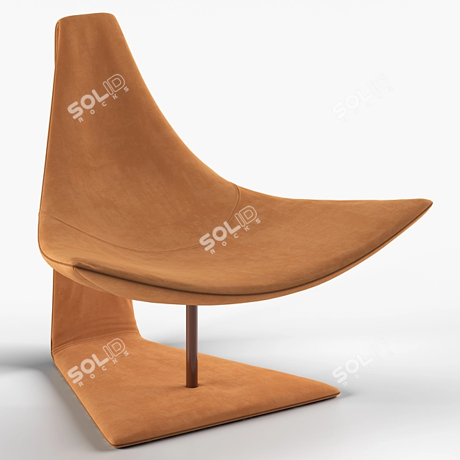 Modern Italian Luxury: Il Loft Giorgio Armchairs 3D model image 2