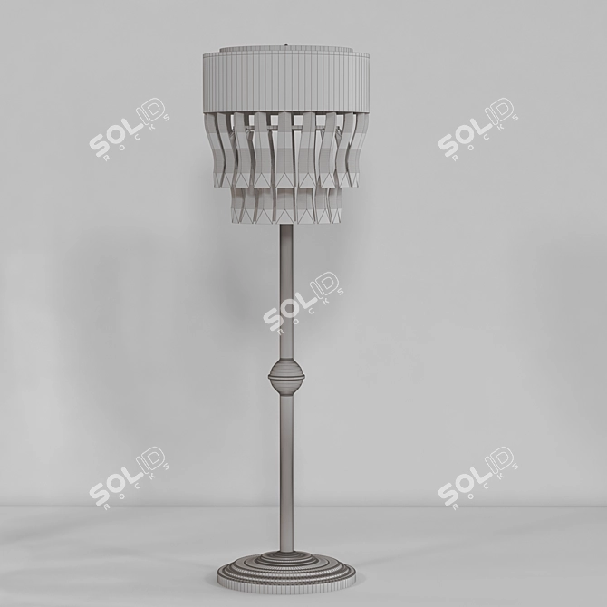 Sleek and Stylish Floor Lamp 3D model image 2