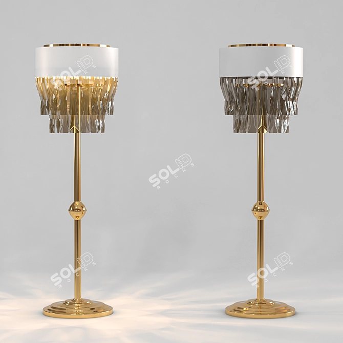 Sleek and Stylish Floor Lamp 3D model image 3