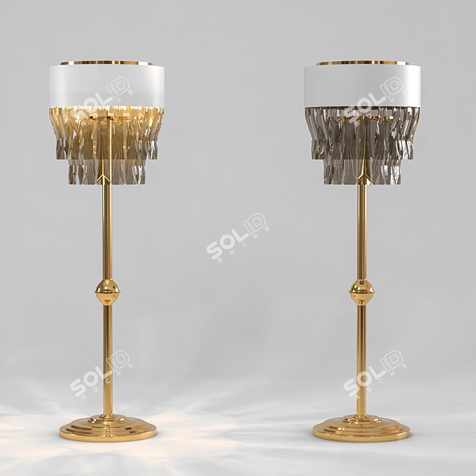 Sleek and Stylish Floor Lamp 3D model image 4