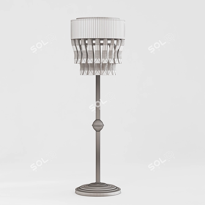 Sleek and Stylish Floor Lamp 3D model image 5