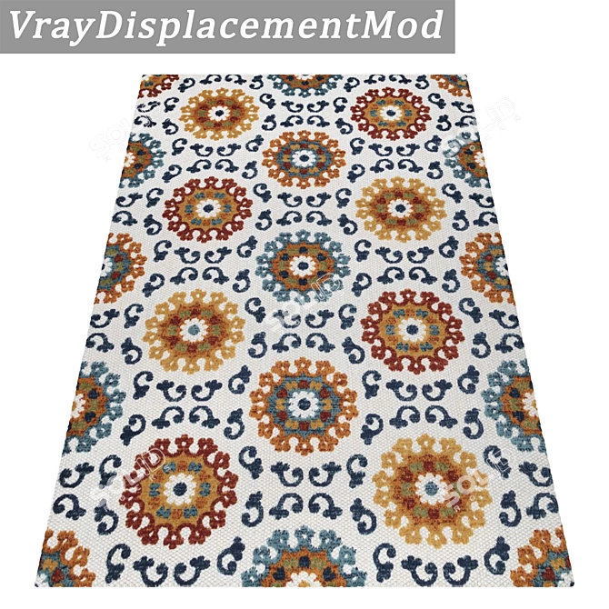 Luxury Carpet Set: High-Quality Textures 3D model image 3