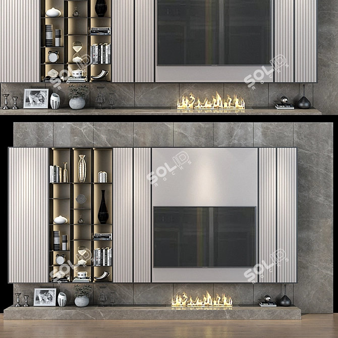 Modern Storage Solution: Cabinet Furniture 3D model image 1