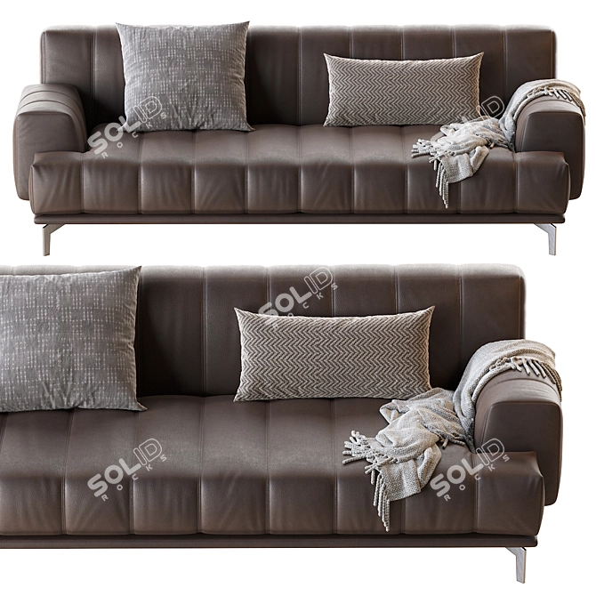 Elegant Chloe Sofa: Timeless Comfort 3D model image 3