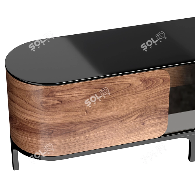 Metamorphic Elegance: Roller Sideboard 3D model image 3
